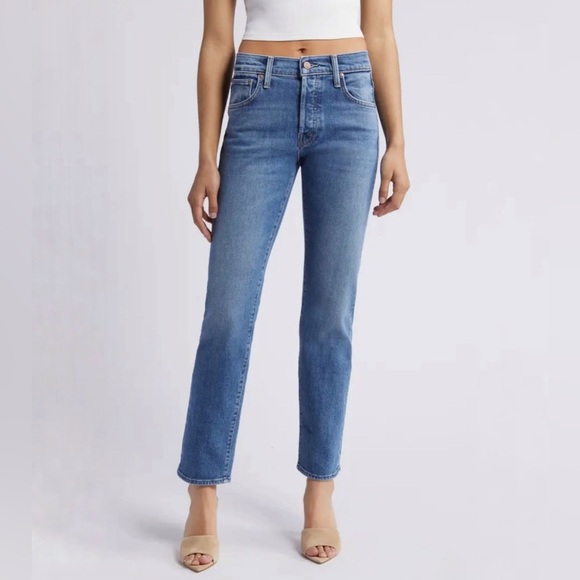 MOTHER The Hiker Hover Straight Leg Jeans Penny For Your Thoughts Button Fly 26 - Picture 1 of 14